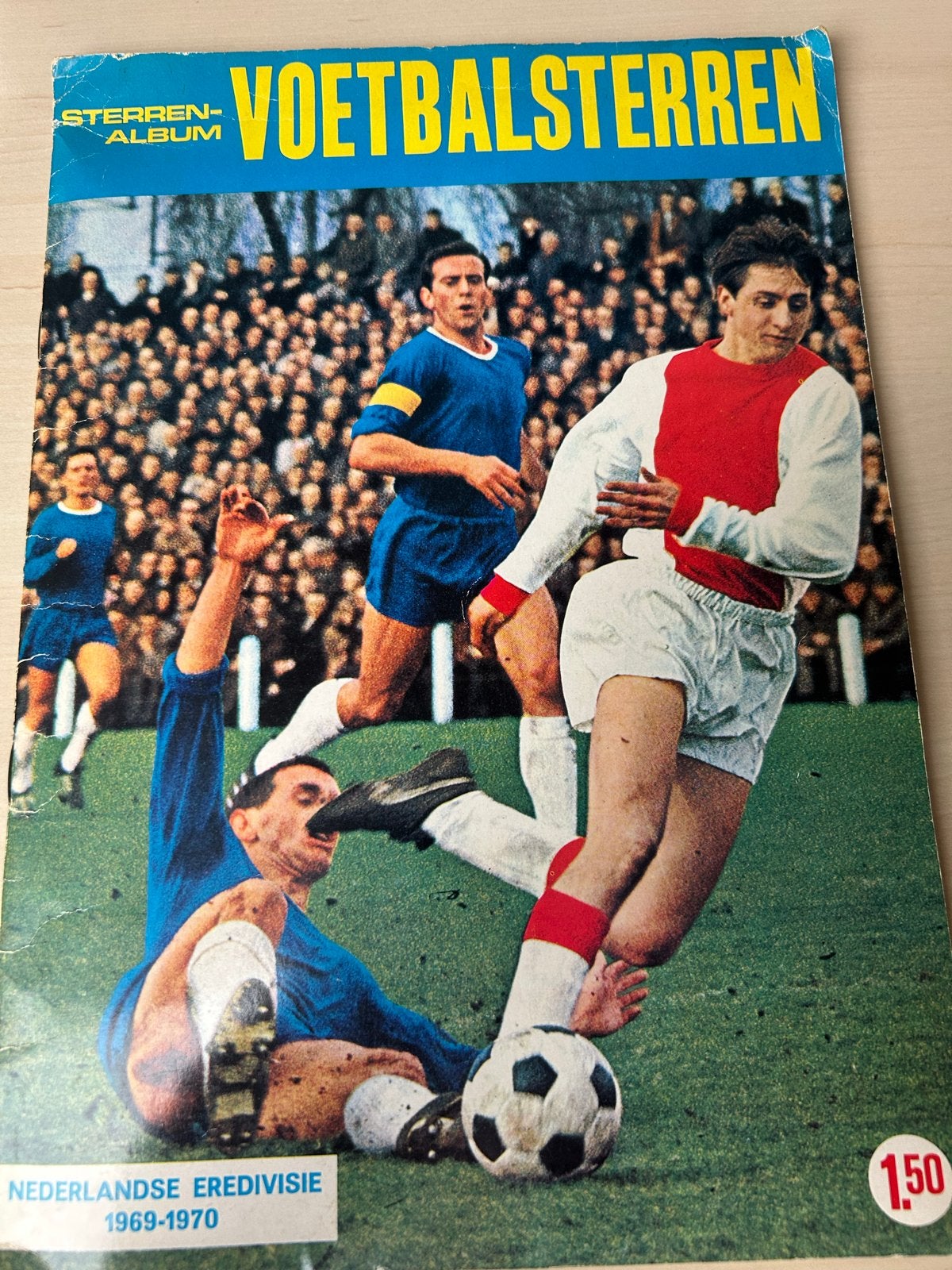 Compleet Vanderhout Voetbalsterren Album 1969/1970 - Cruijff, Ophalen of Verzenden, Zo goed als nieuw, Ajax, Boek of Tijdschrift