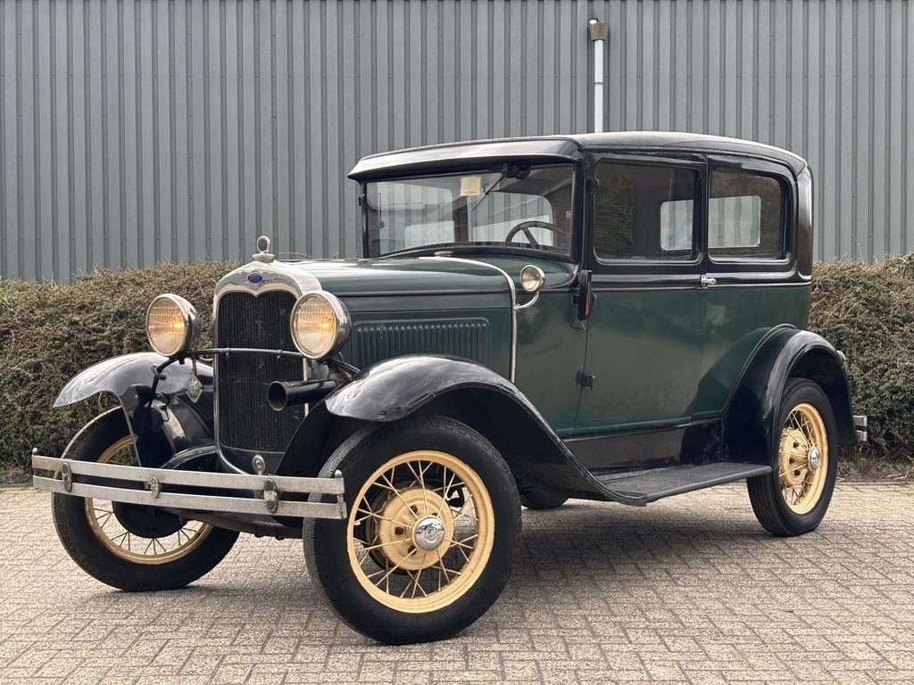 Ford Model A Tudor 1931 / Oldtimer / Klassieker / Barnfind !, Auto's, Zwart, 40 pk, Bedrijf, Handgeschakeld