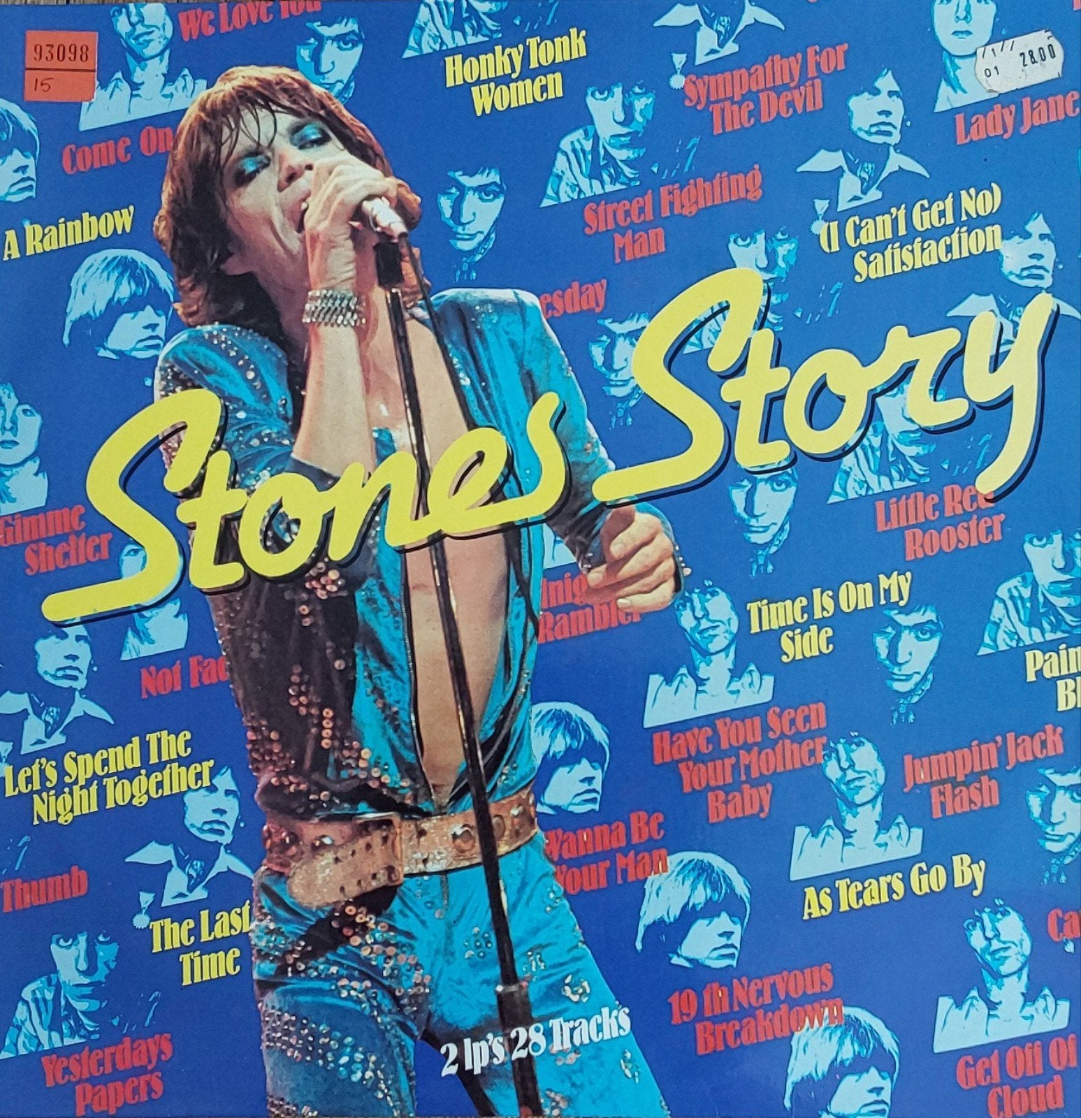 The Rolling Stones - Stones Story (2 LP's, 28 Tracks), Cd's en Dvd's, Ophalen, Gebruikt, Dubbel-LP, Classic Rock