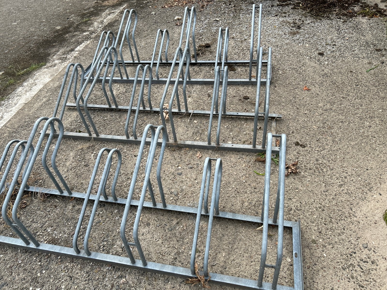 Fietsenrek voor meerdere fietsen, Ophalen, Gebruikt