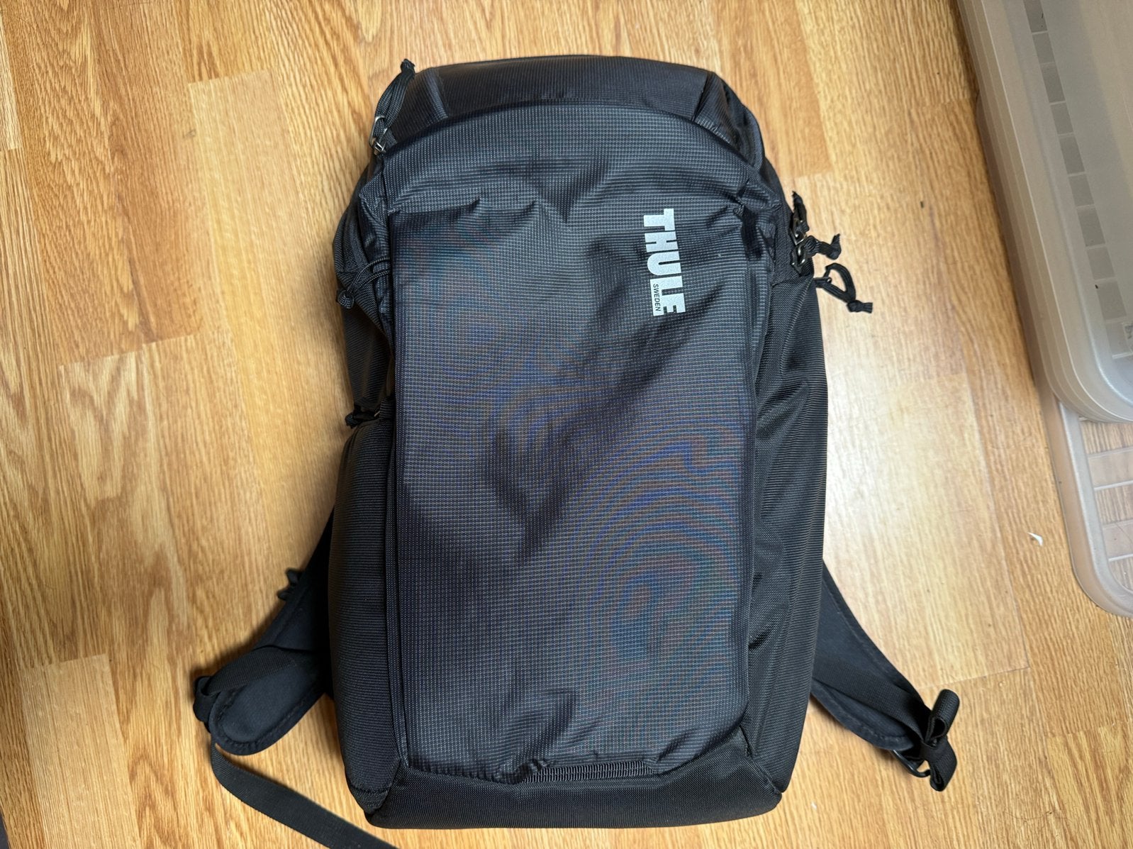 Thule TECB-120 EnRoute medium DSLR backpack zwart, Ophalen of Verzenden, Zo goed als nieuw