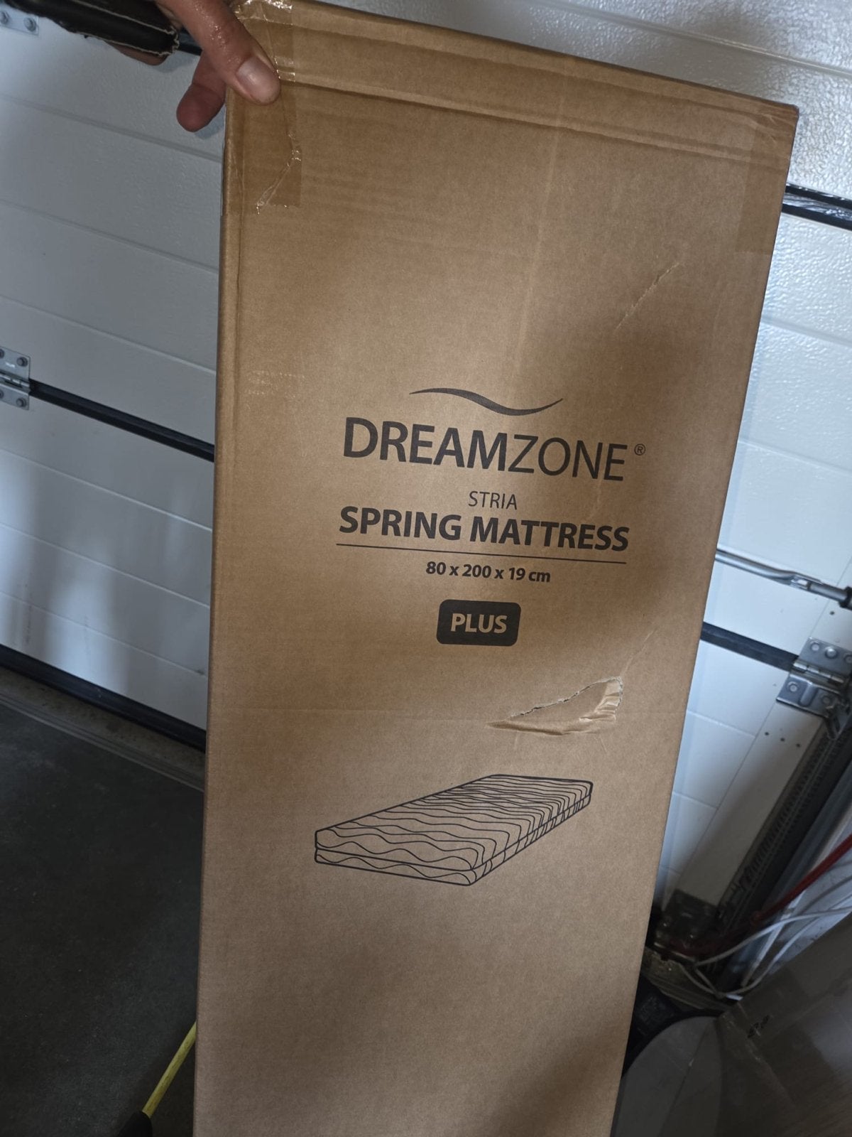 Dreamzone Stria Springmatras 80x200 cm - Nieuw in doos, Ophalen, Eenpersoons, Nieuw, 80 cm