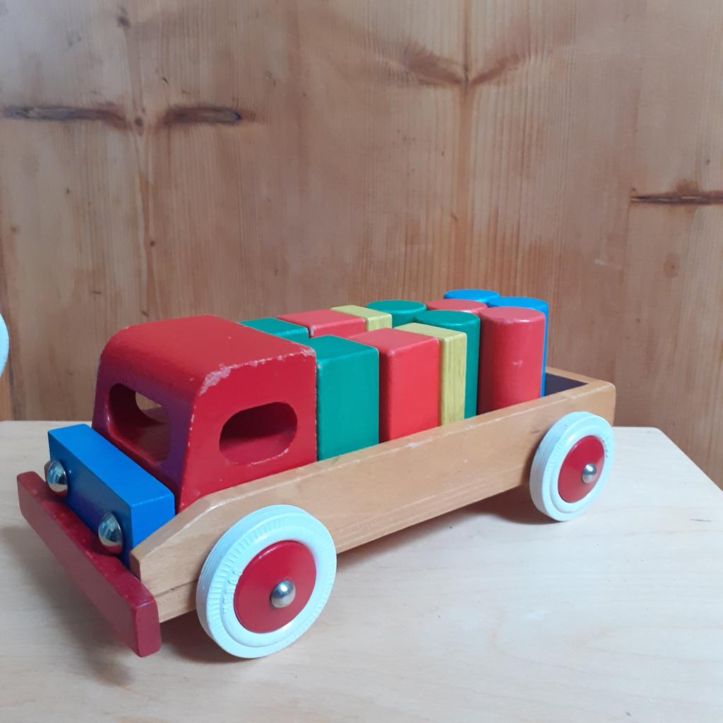 houten speelgoed auto oude, Kinderen en Baby's, Speelgoed | Houten speelgoed, Ophalen of Verzenden, Gebruikt
