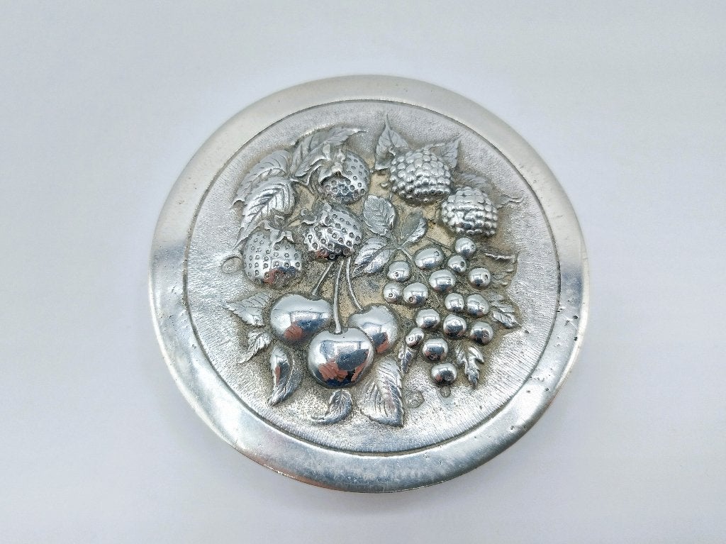 Zilveren jampotdeksel, B.W. van Eldik, Zutphen, 1932, Verzenden, Zilver