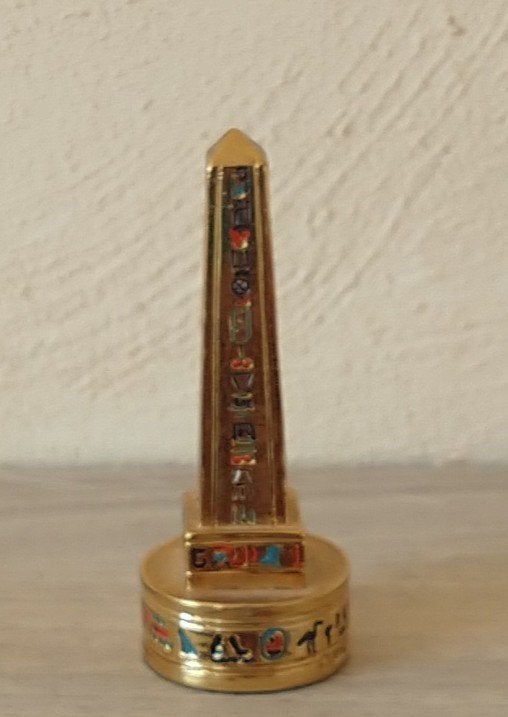 beeldje verguld treasures of the Pharaoos coll.  volgnr 9, Ophalen of Verzenden, Zo goed als nieuw, Overige typen