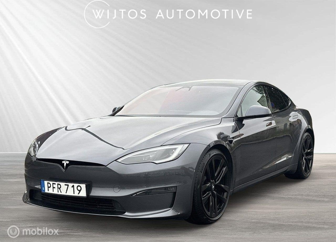 Tesla Model S Long Range HW4, 670pk, trekhaak, Auto's, Automaat, Dealer onderhouden, Gebruikt, 2069 kg