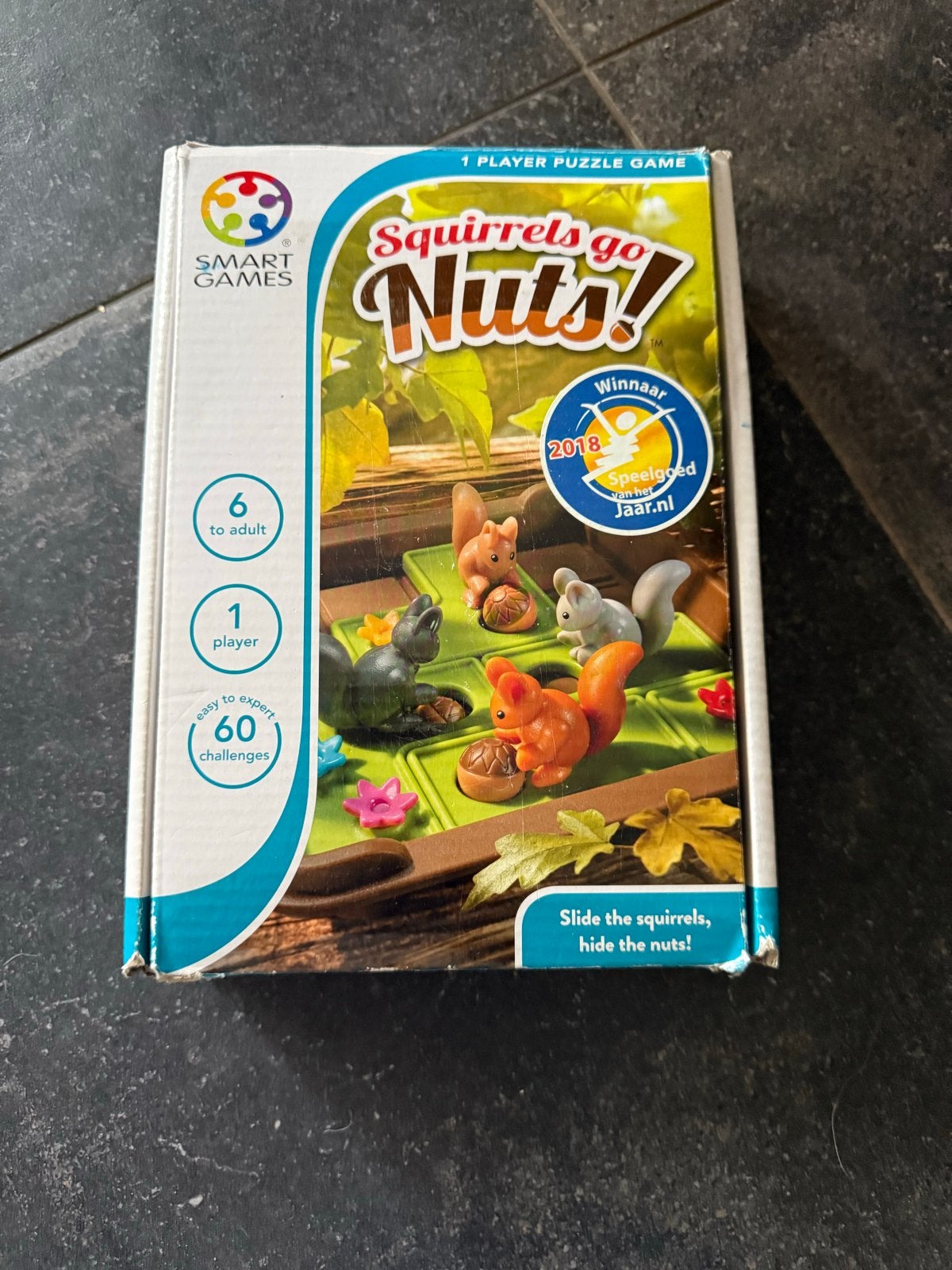 SmartGames Squirrels Go Nuts! Logica Puzzelspel, Ophalen of Verzenden, Meer dan 50 stukjes, Zo goed als nieuw, 6 jaar of ouder
