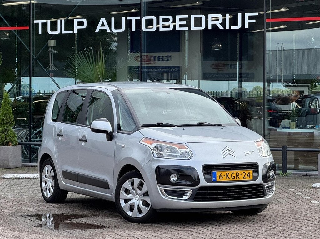 Citroen C3 Picasso 1.4 VTi Tendance Airco Cruise Trekhaak, Auto's, Citroën, Euro 5, Stof, Gebruikt, Zwart