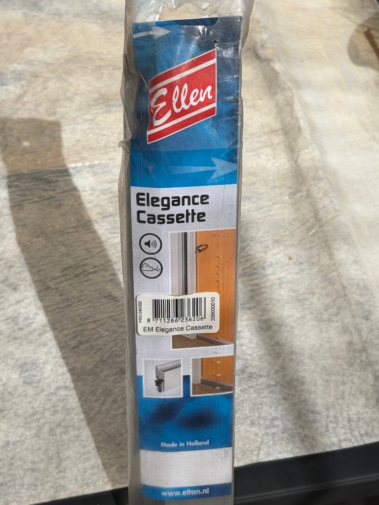 Ellen Elegance Cassette deurdorpel/tochtstrip, Minder dan 4 cm, Overige materialen, Nieuw, Ophalen of Verzenden
