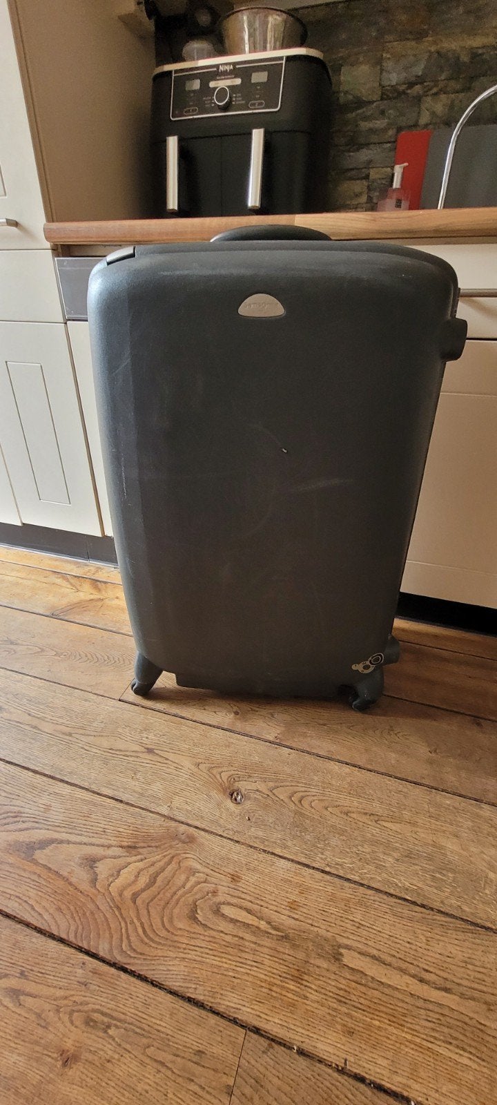 Samsonite koffer zwart, Sieraden, Tassen en Uiterlijk, Koffers, Gebruikt, Hard kunststof, 45 tot 55 cm, 70 cm of meer