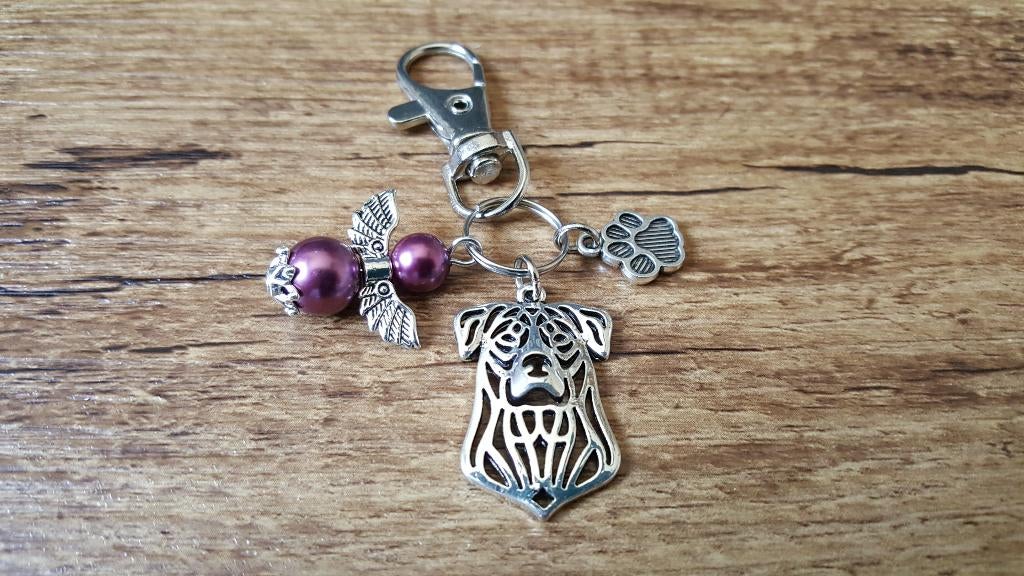 Sleutelhanger Tashanger Beauceron met lucky angel, Verzenden, Nieuw