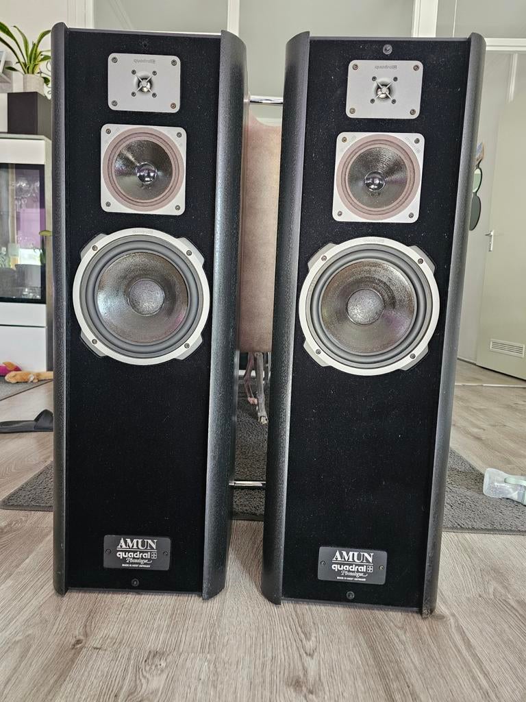 Quadral Amun MK IV High-End West Germany 150W monster bass, Ophalen of Verzenden, 60 tot 120 watt, Overige merken