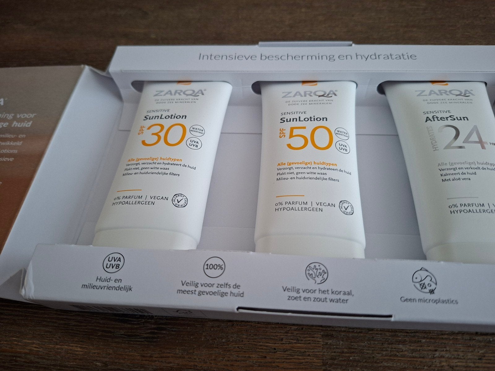 ZARQA: sunlotion for sensitive skin, Ophalen of Verzenden