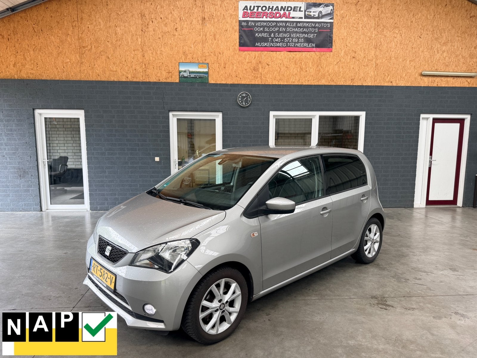 Seat Mii 1.0  Sport 5D Beats audio/Airco/Cruise/Pdc, Auto's, Voorwielaandrijving, Stof, 4 stoelen, Mii