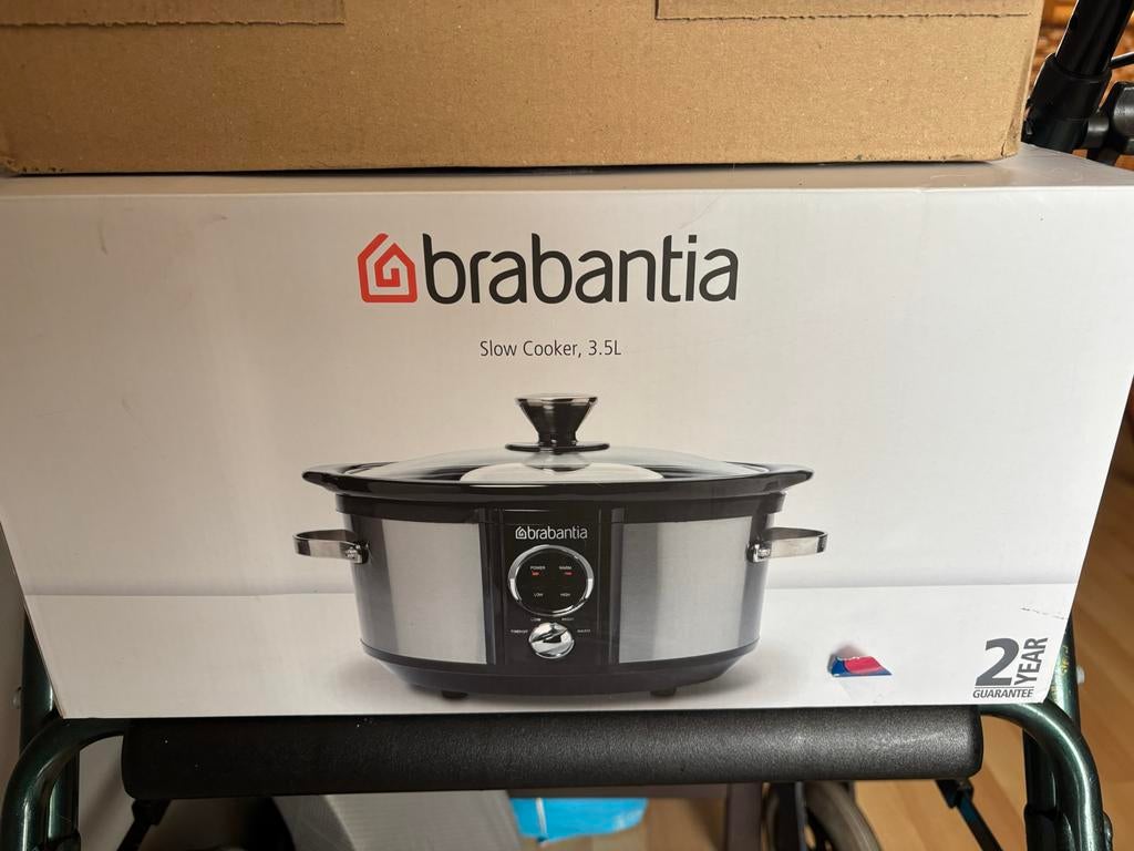 Brabantia Slow Cooker 3.5L - Nieuw en Ongebruikt, Ophalen, Nieuw