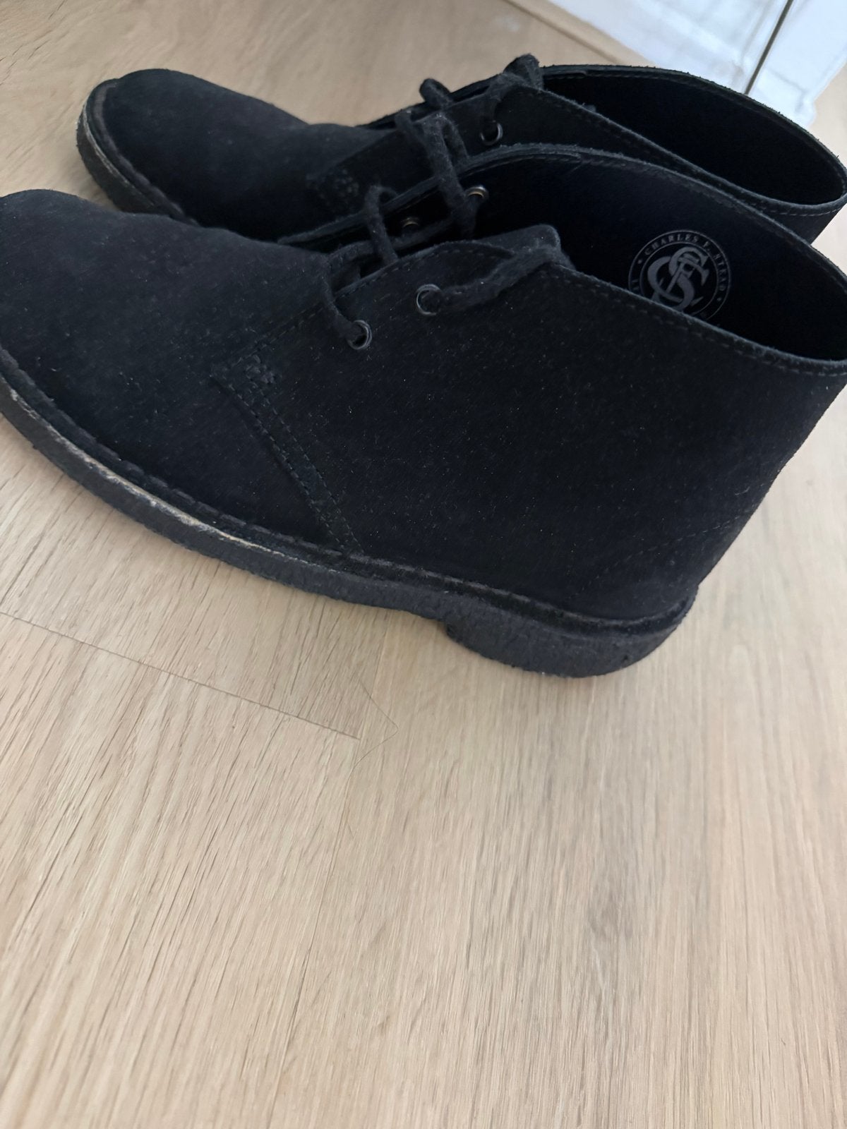 Zwarte Clarks Originals Desert Boots - Maat 39, Kleding | Dames, Schoenen, Ophalen of Verzenden, Gedragen, Zwart, Lage of Enkellaarzen