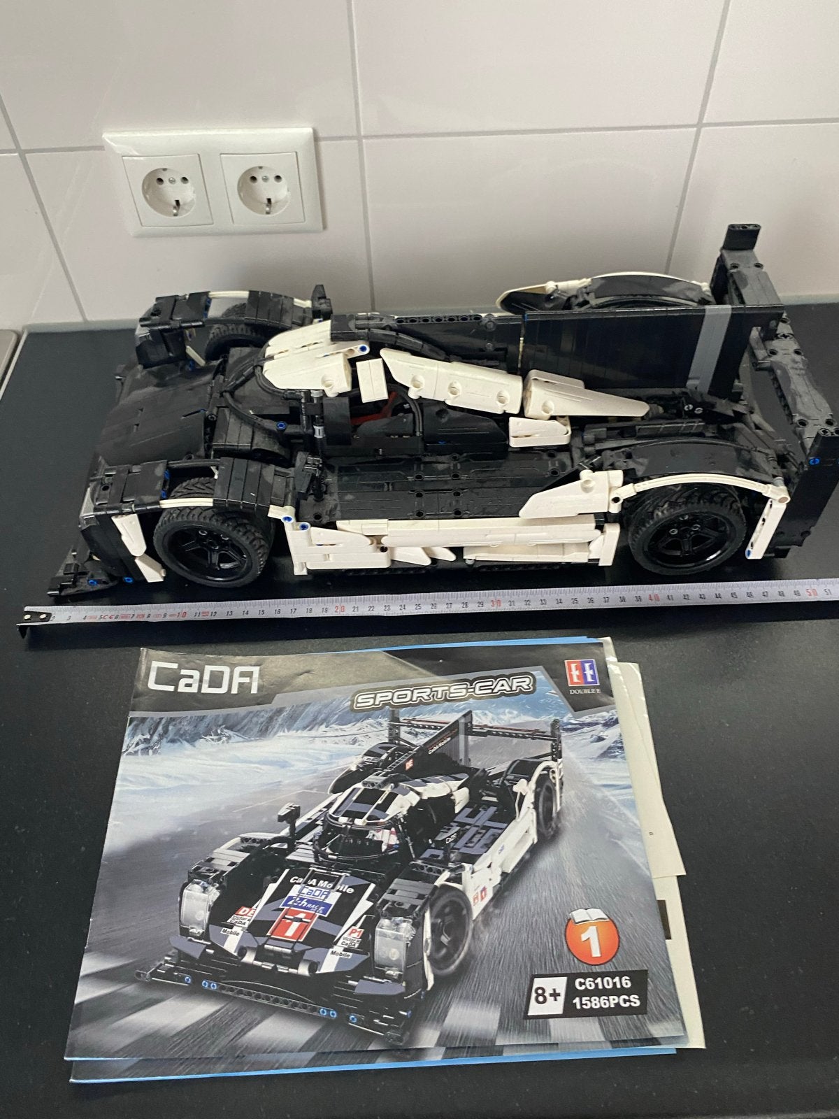 Lmp2 Auto van bouwstenen (compatibel met LEGO), Ophalen of Verzenden, Gebruikt, Overige merken