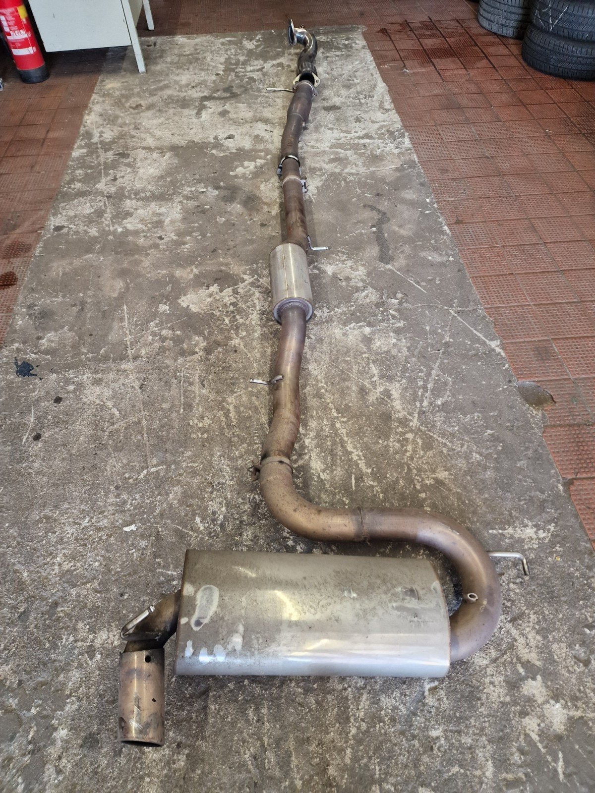 3Inch Bull-X Uitlaat Systeem 1.8 20V Turbo Quattro/4-motion, Ophalen, Gebruikt, Audi