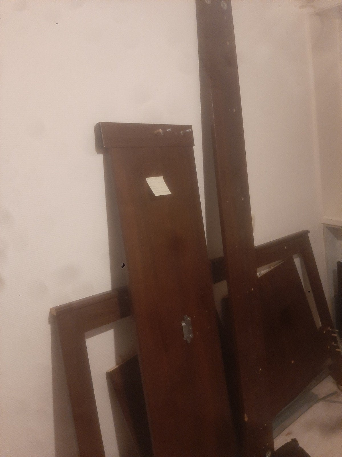 GRATIS Bedframe + lattenbodem en panasonic tv, Huis en Inrichting, Slaapkamer | Matrassen en Bedbodems, Ophalen, Gebruikt, Tweepersoons