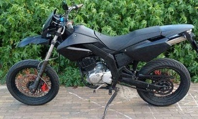 Derbi Senda 125cc Supermoto a1 - Sportuitlaat - 2007, Ophalen, Gebruikt