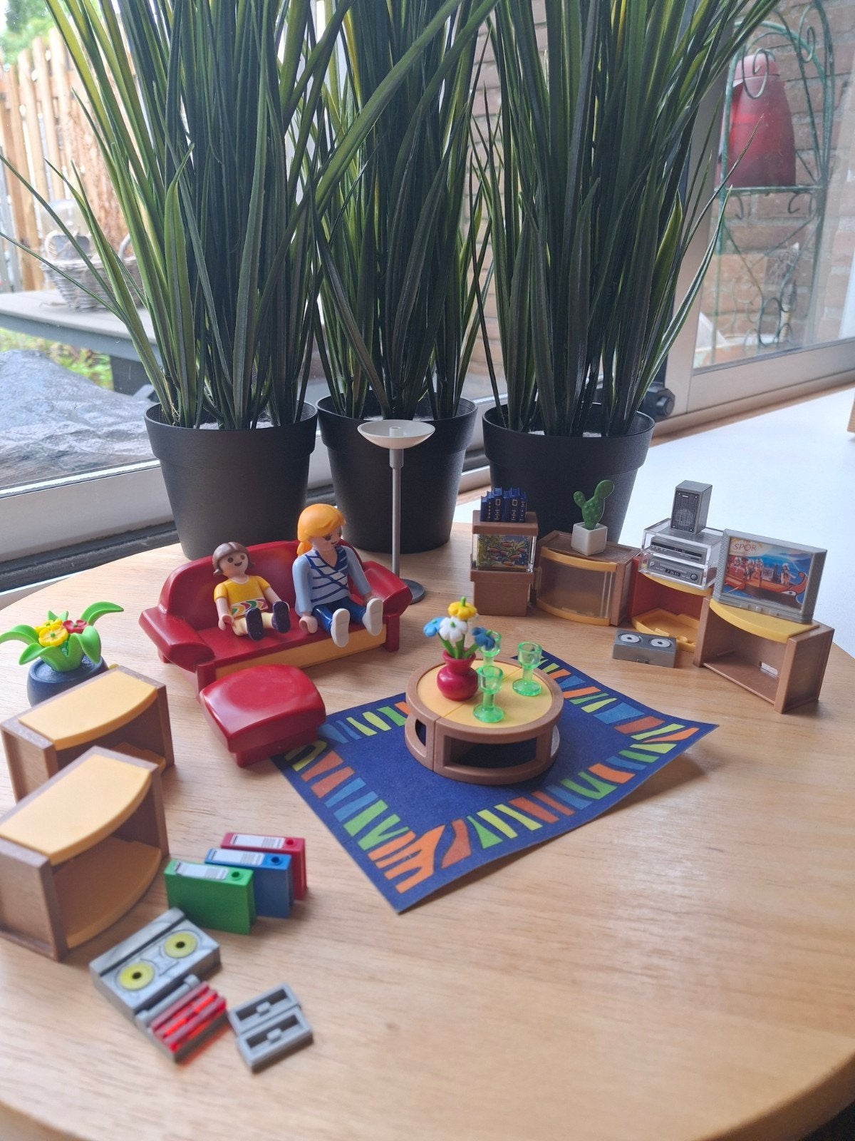 Playmobil set 4282 woonkamer - grotendeels compleet, Kinderen en Baby's, Speelgoed | Playmobil, Gebruikt, Complete set, Overige typen