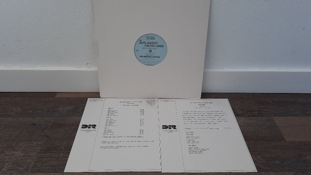 Iggy Pop / Lou Reed - The King Biscuit Flower Hour LP Promo, Cd's en Dvd's, Vinyl | Rock, Gebruikt, Overige genres, Ophalen of Verzenden