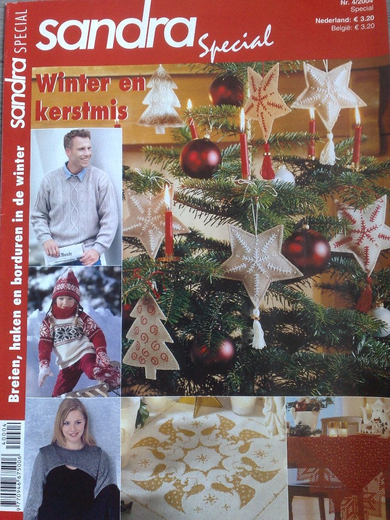 Sandra special Breien & haken & borduren winter & kerst, Verzenden, Zo goed als nieuw, Breien of Haken, Patroon of Boek