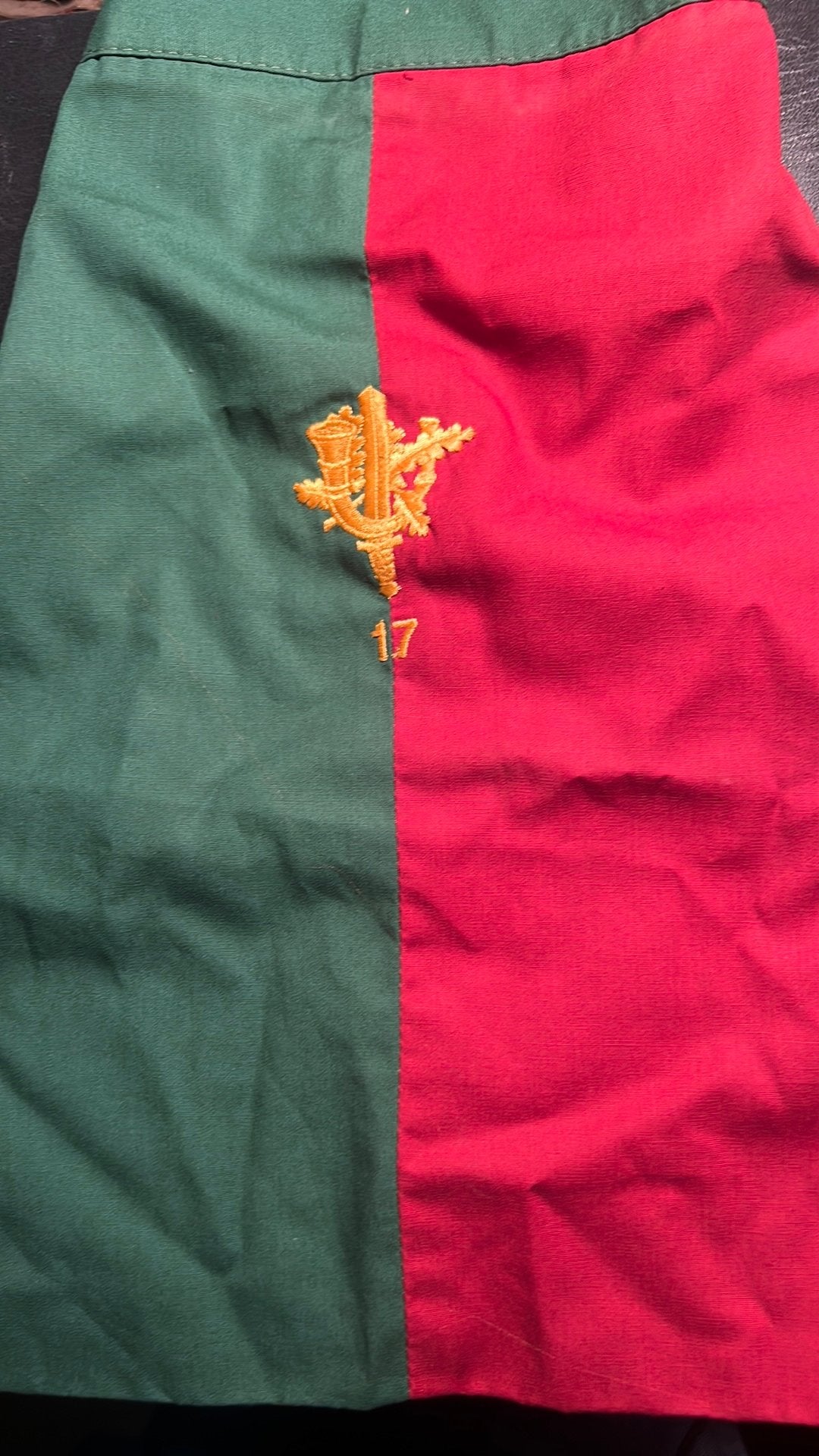 Ned. Halsdoek  17e Pantserinfanterie bataljon, Ophalen of Verzenden, Landmacht, Nederland