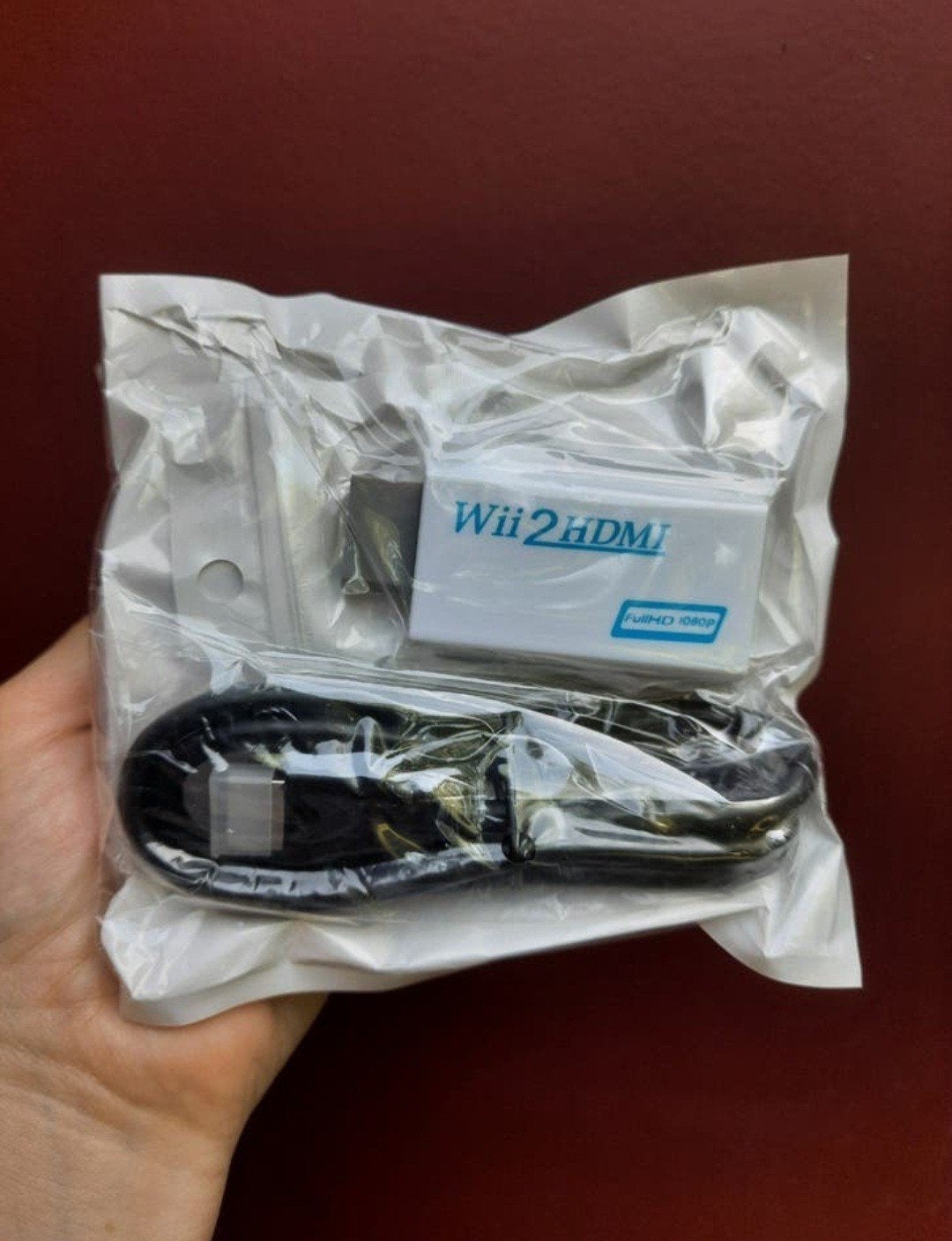 Wii naar HDMI Adapter + Kabel - Full HD 1080p, Spelcomputers en Games, Spelcomputers | Overige Accessoires, Nintendo, Nieuw, Adapter