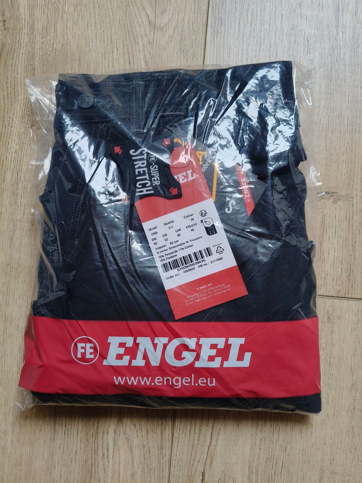 FE Engel X-treme Stretch Werkbroek - Nieuw met label, Kleding | Heren, Broeken en Pantalons, Maat 52/54 (L), Zwart, Nieuw, Ophalen of Verzenden