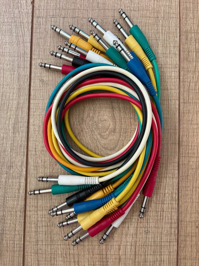 TRS stereo 1/4 inch 12-pack 50 cm patchkabels - the Sssnake, Ophalen of Verzenden, Gebruikt, Apparatuur