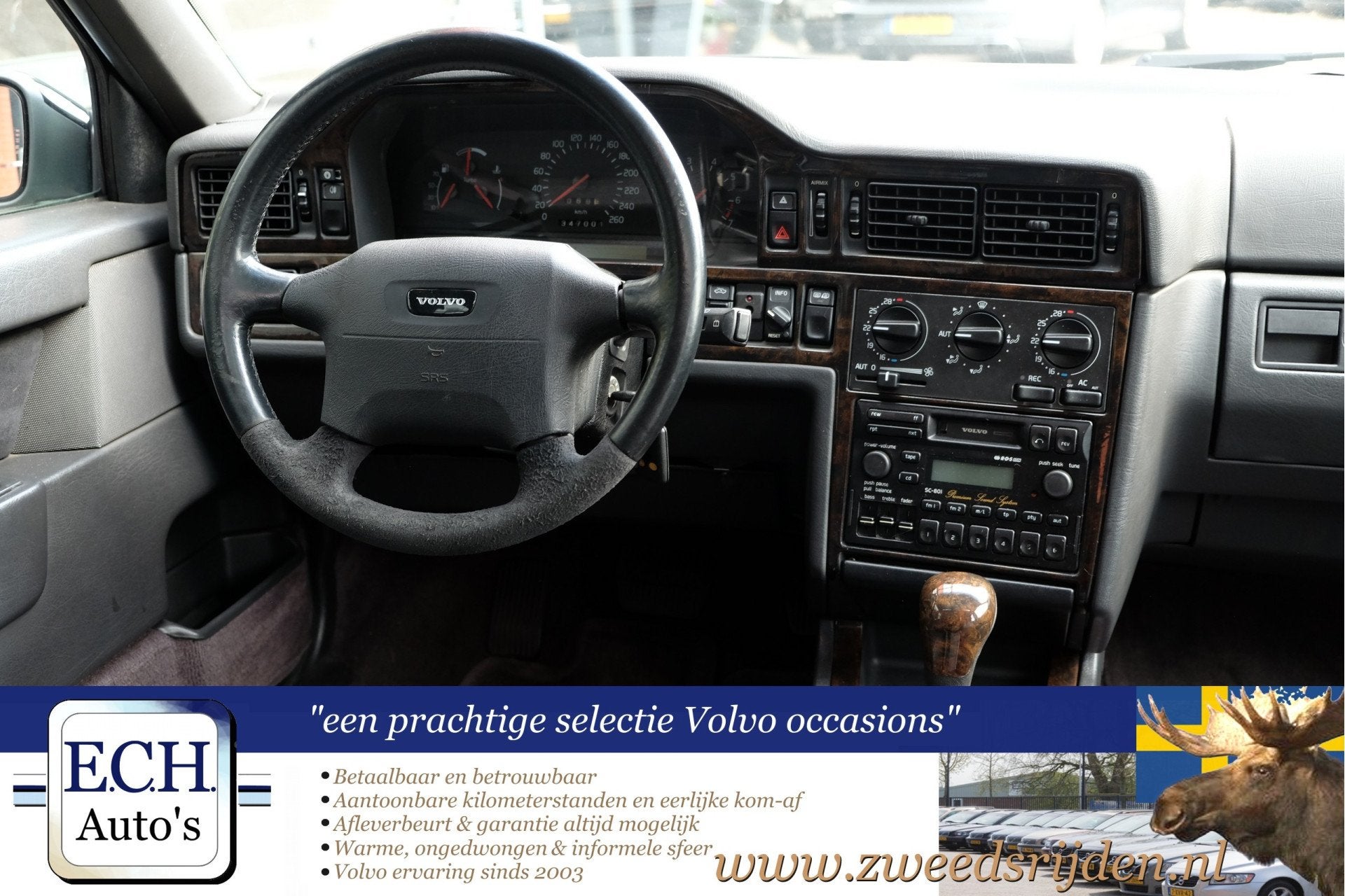 Volvo 850 T5-R Automaat, Schuifdak, gerestaureerd (bj 1994), foto 7