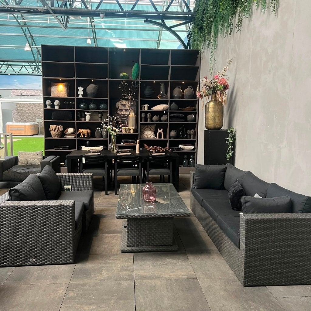 Fonteyn Salou Loungeset Combi 2 Showroommodel, Tuin en Terras, Ophalen, 5 zitplaatsen, Gebruikt, Bank