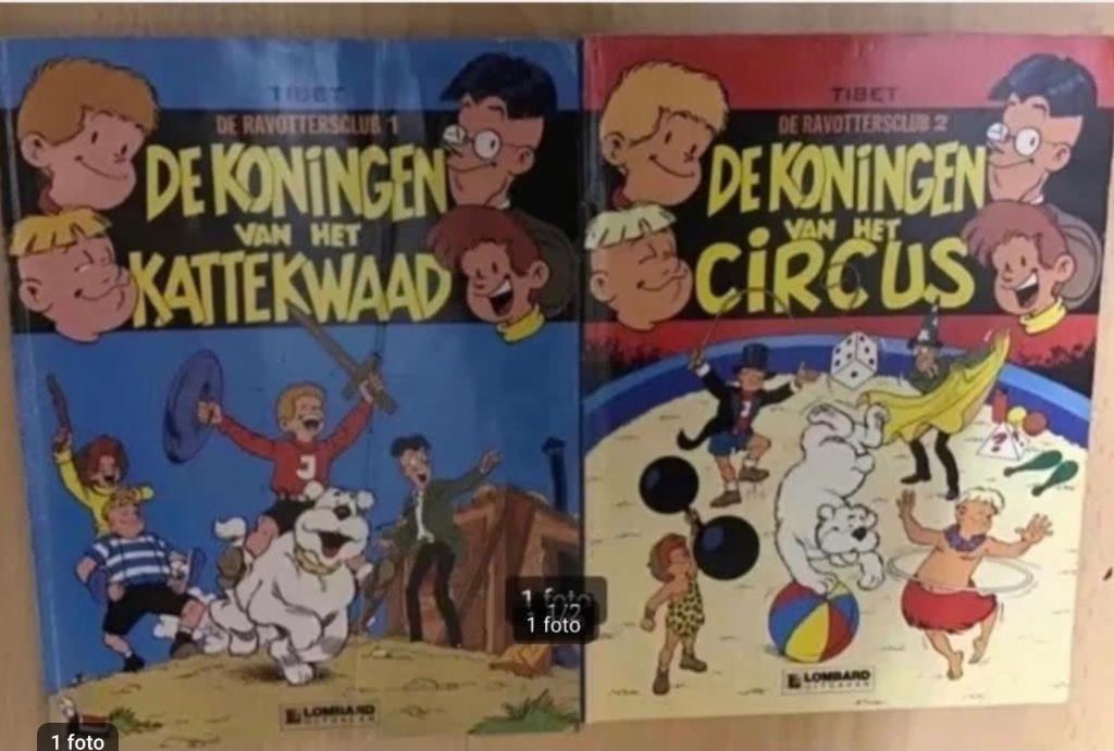 2 delen de Ravottersclub door Tibet, Meerdere stripboeken, Ophalen of Verzenden, Gelezen