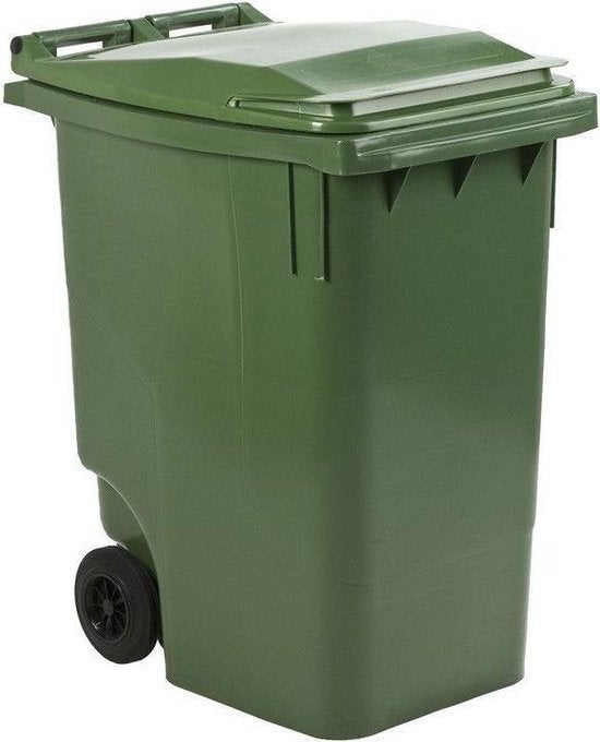 Afvalcontainer 360 liter groen, 40 liter of meer, Ophalen, Zo goed als nieuw, Kunststof