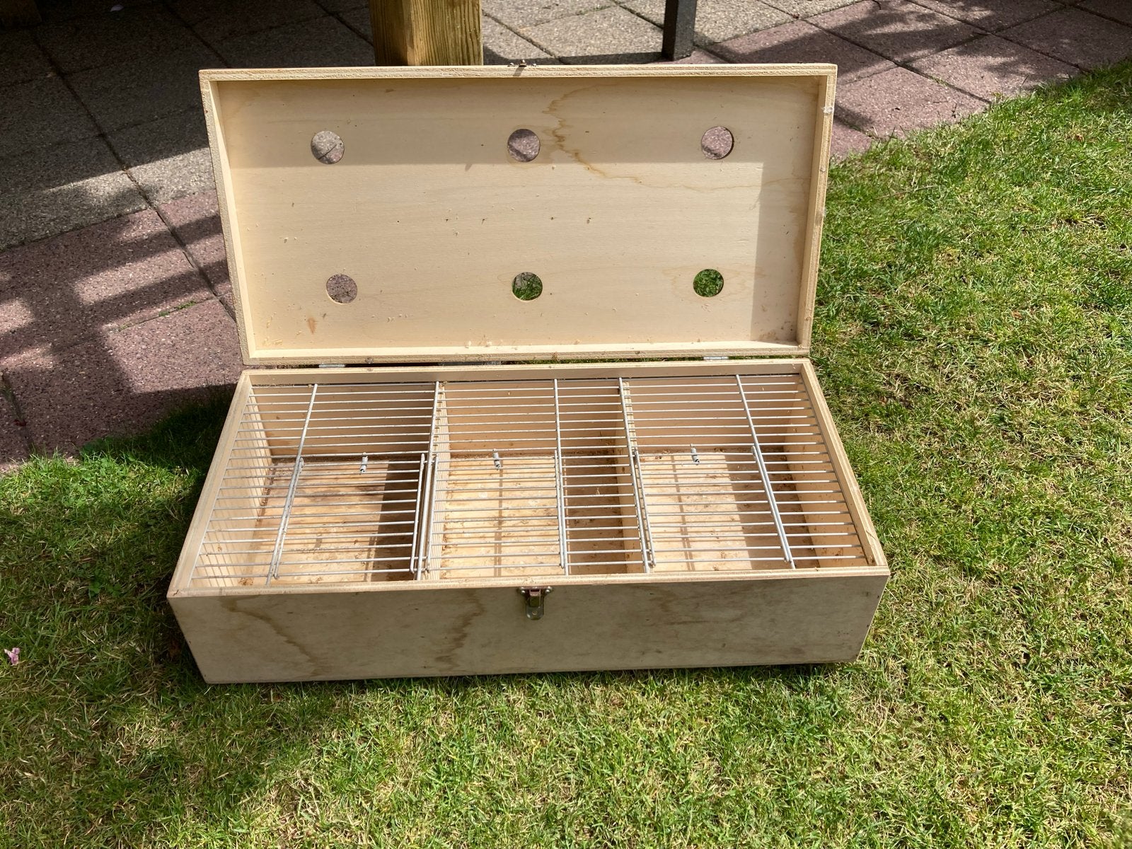 3 Houten vogeltransportkisten., Dieren en Toebehoren, Vogels | Hokken en Kooien, Ophalen of Verzenden, Hout, Vogelkooi