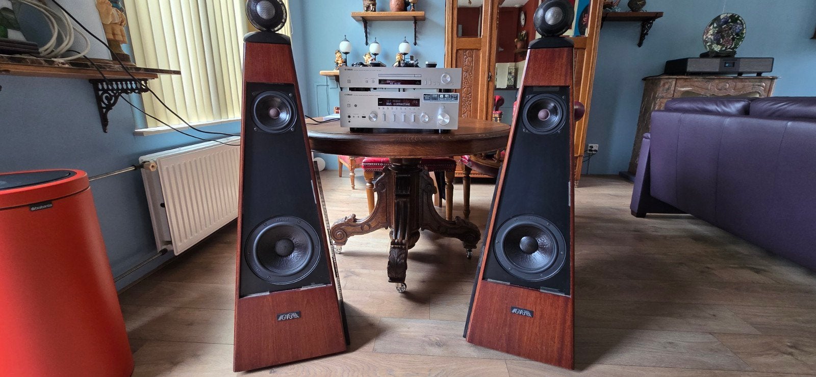 TOP HIFI SET VAN YAMAHA MET MAGNAT MAGNASPHERE GAMMA, Ophalen, Gebruikt, Overige merken