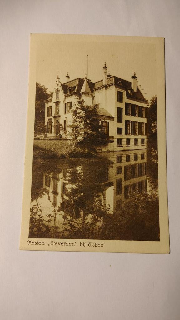 Elspeet Kasteel "Staverden", Ophalen of Verzenden