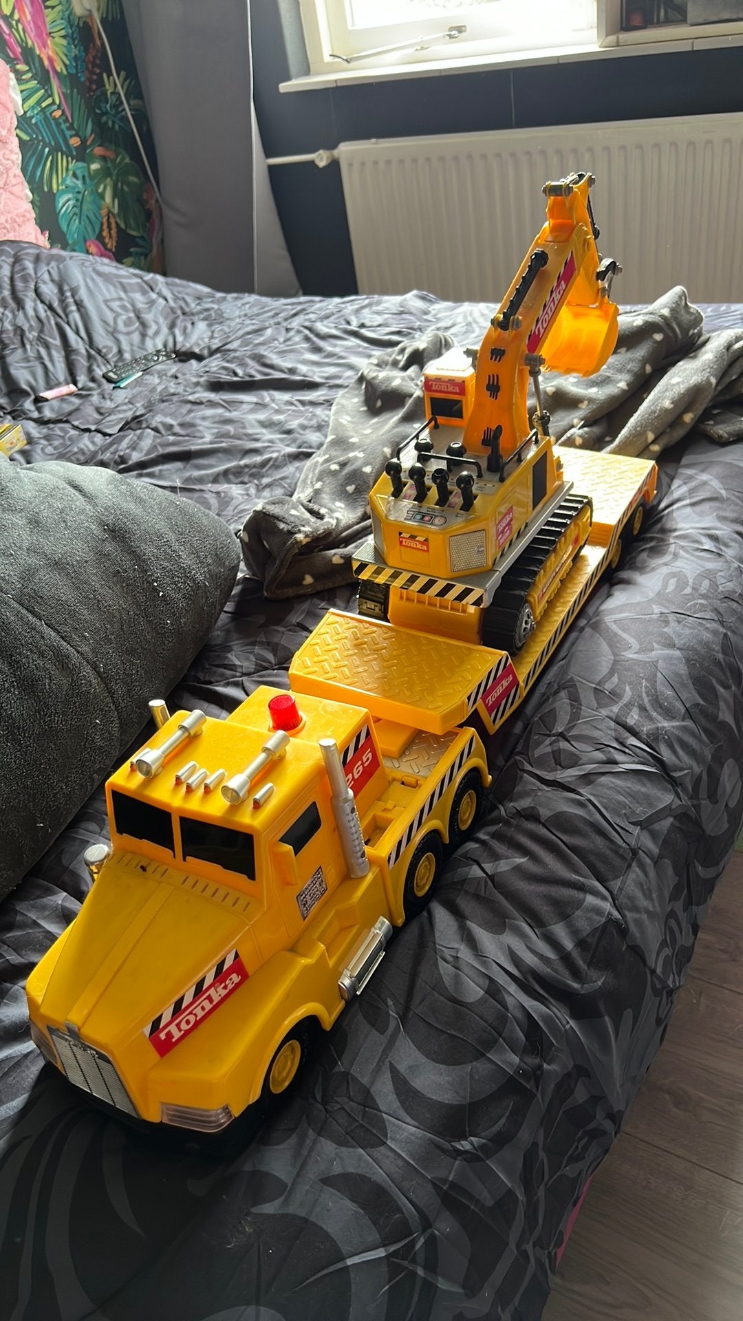 Tonka truck werkend., Ophalen, Zo goed als nieuw