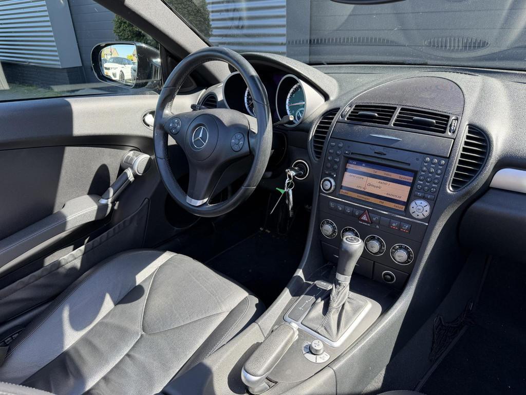 Mercedes-Benz SLK-klasse 200 K. | Navigatie | 19 Inch Lichtm, Auto's, Achterwielaandrijving, Gebruikt, Zwart, 4 cilinders