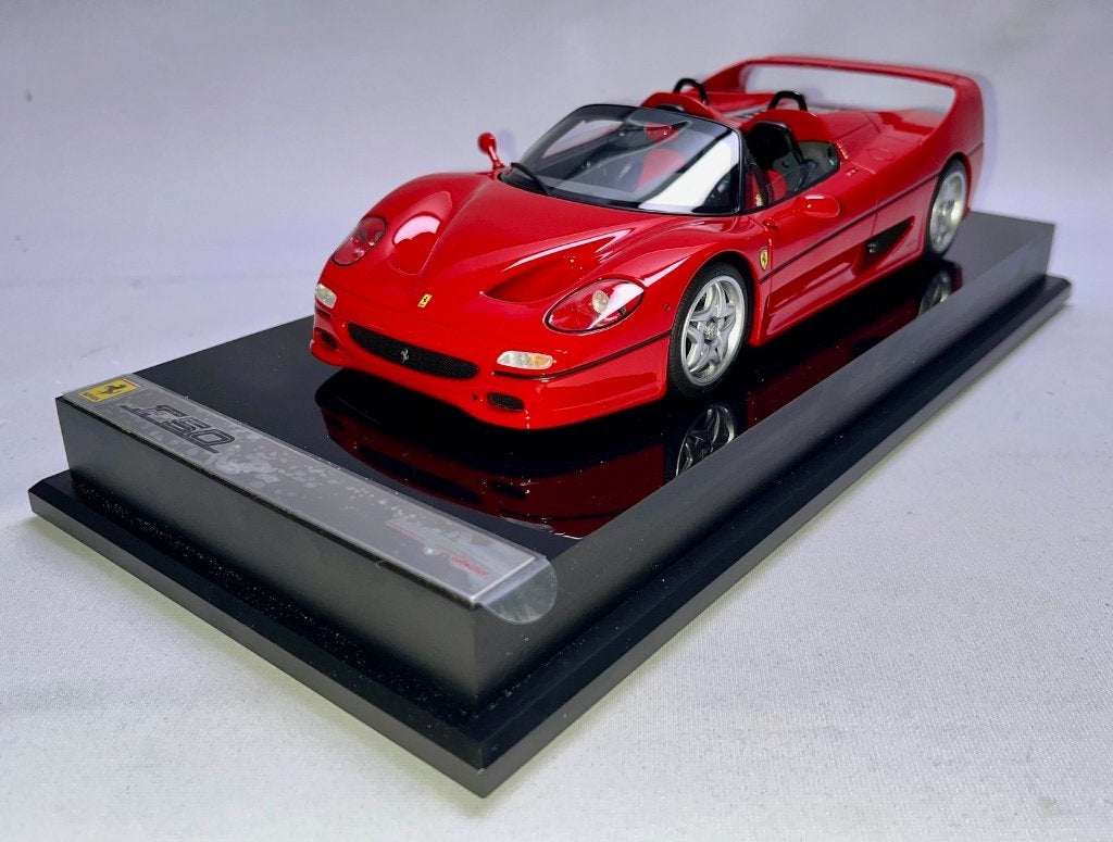 Ferrari F50 Rood 1:18 van Amalgam, Hobby en Vrije tijd, Modelauto's | 1:18, Ophalen of Verzenden, Nieuw, Auto, Overige merken