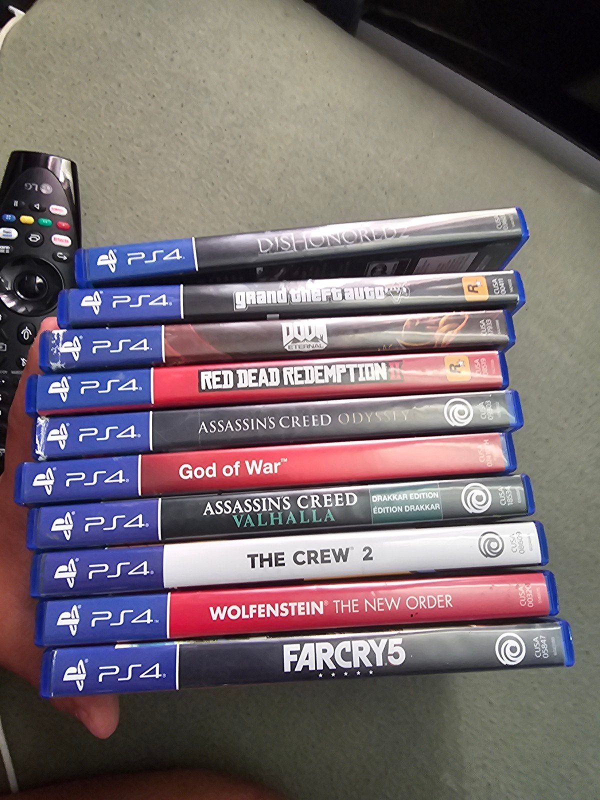 PS4 Games Bundel - Diverse Titels (2 hoesjes beschadigd), Spelcomputers en Games, Ophalen