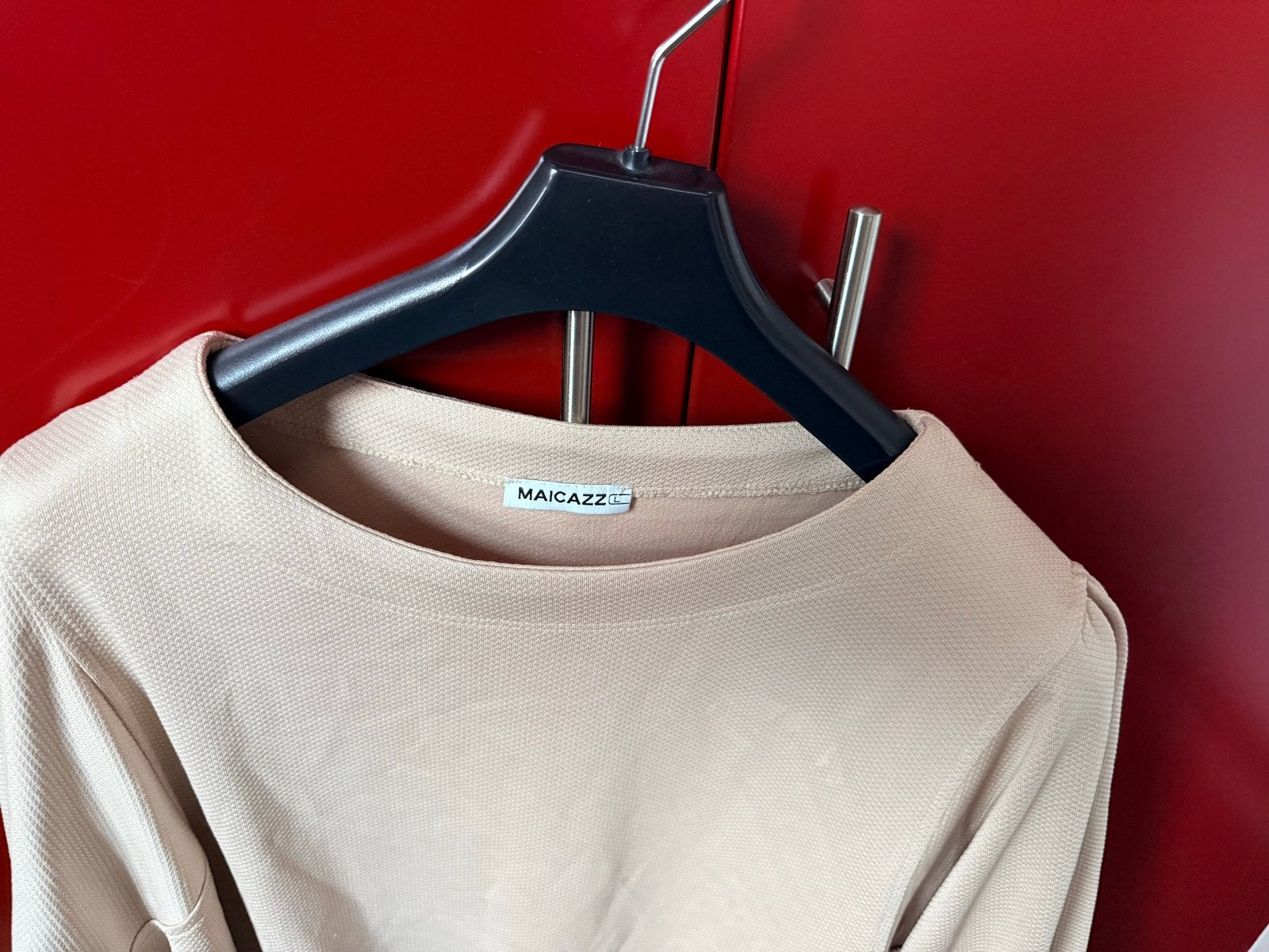 Maicazz trui maat L, Ophalen of Verzenden, Zo goed als nieuw, Maat 38/40 (M), Beige