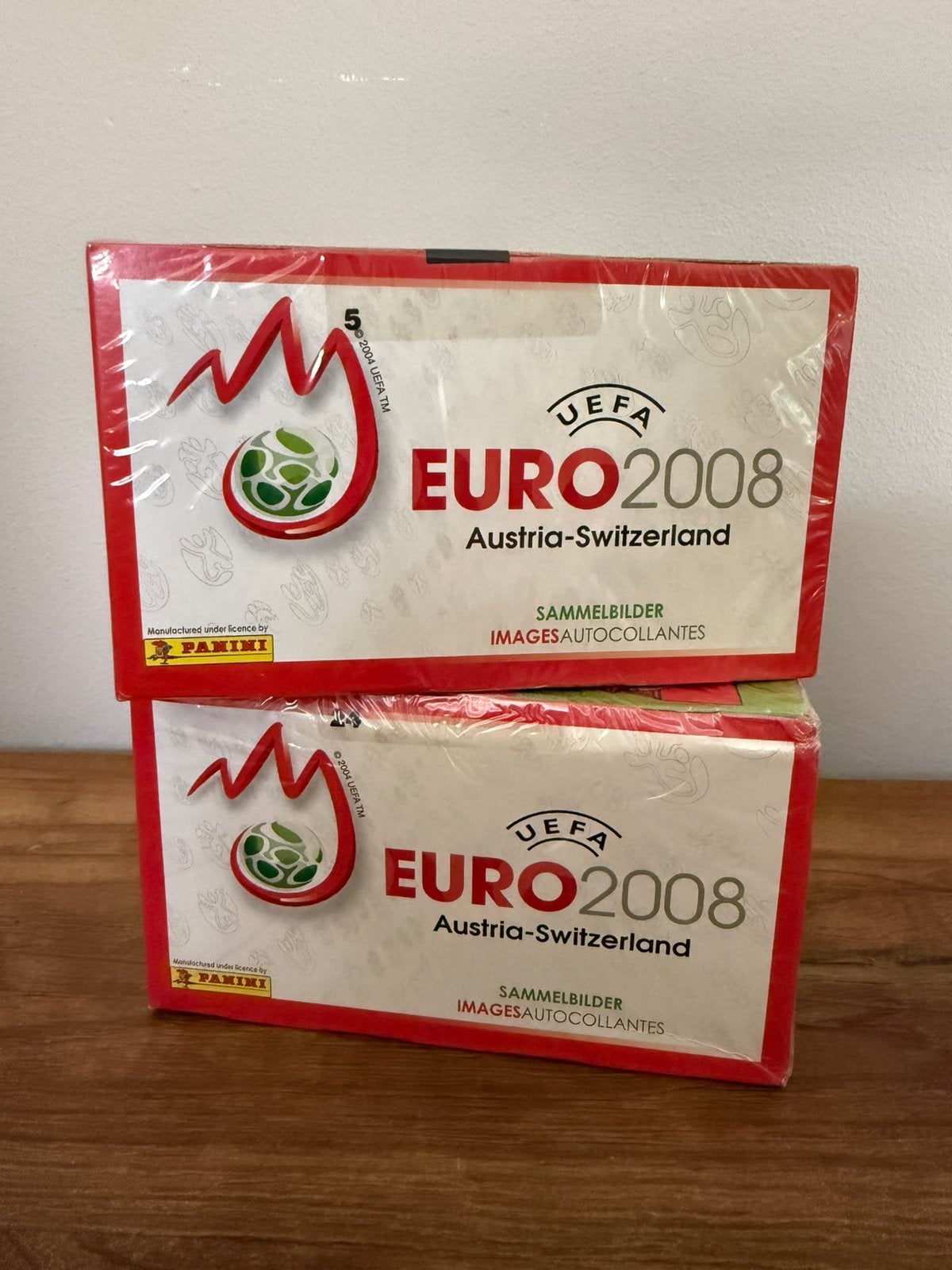 Panini Euro2008 boxen, Hobby en Vrije tijd, Stickers en Plaatjes, Verzenden, Nieuw, Meerdere stickers