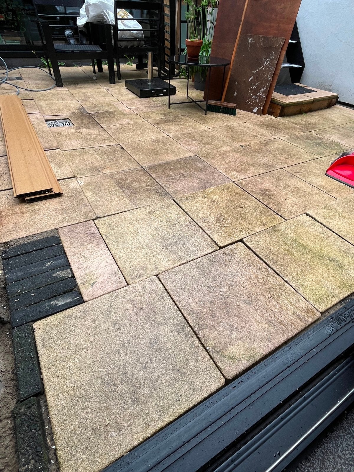 Gebruikte terrastegels GRATIS, Doe-het-zelf en Verbouw, Overige materialen, Gebruikt, Ophalen of Verzenden, 20 tot 40 cm