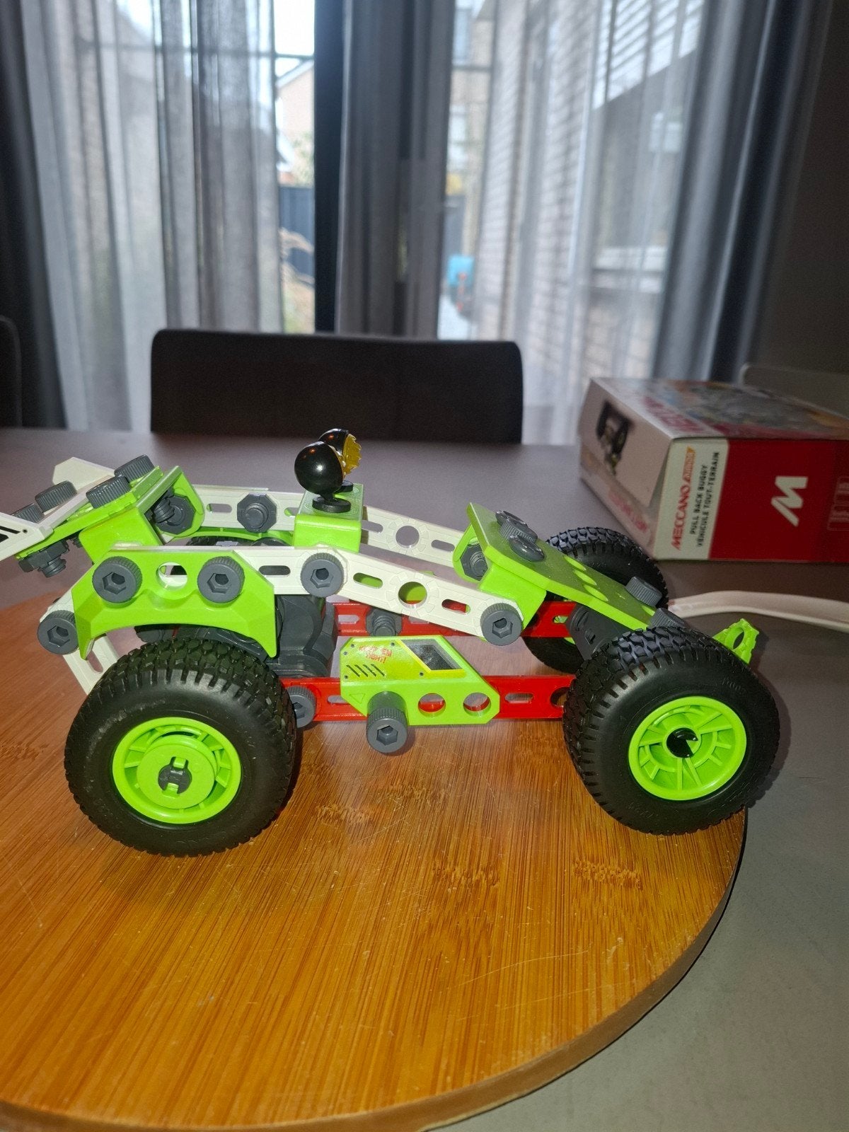 Meccano Junior Pull Back Buggy - Bouwplezier voor Kids, Ophalen of Verzenden, Zo goed als nieuw, Overige merken