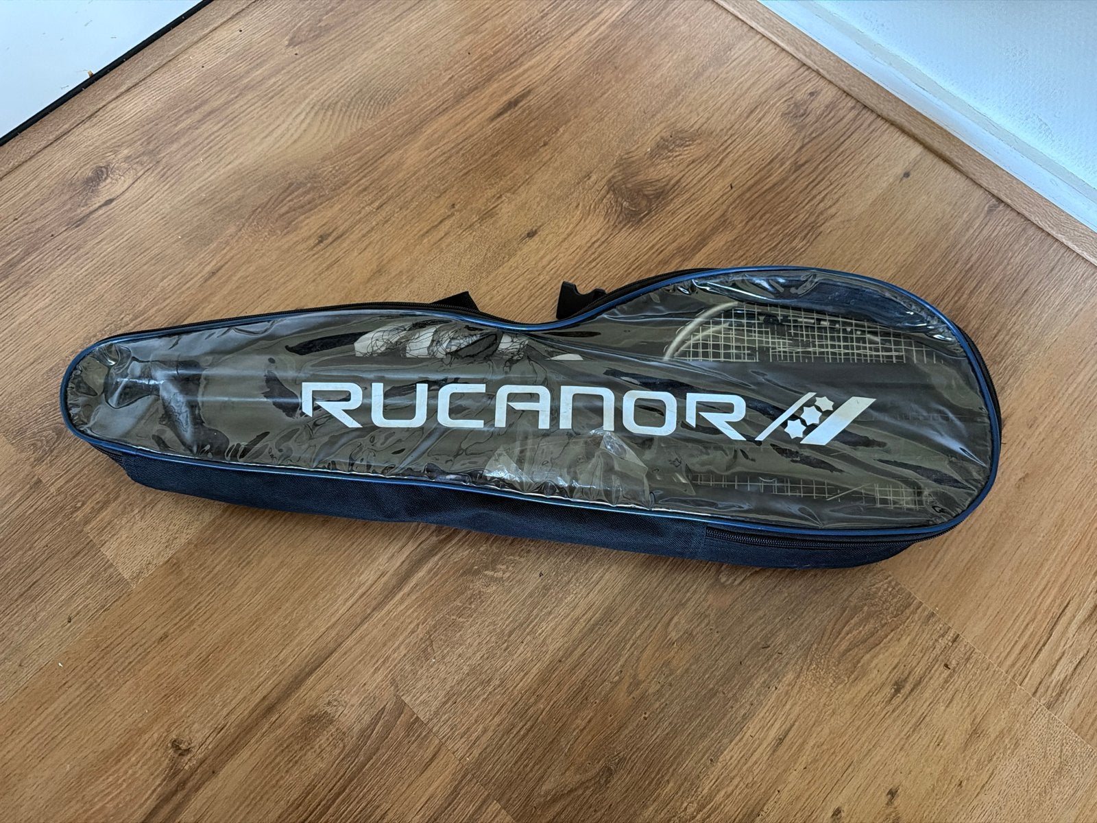 Rucanor badmintonset met opbergtas - compleet, Ophalen of Verzenden, Gebruikt, Racket(s)