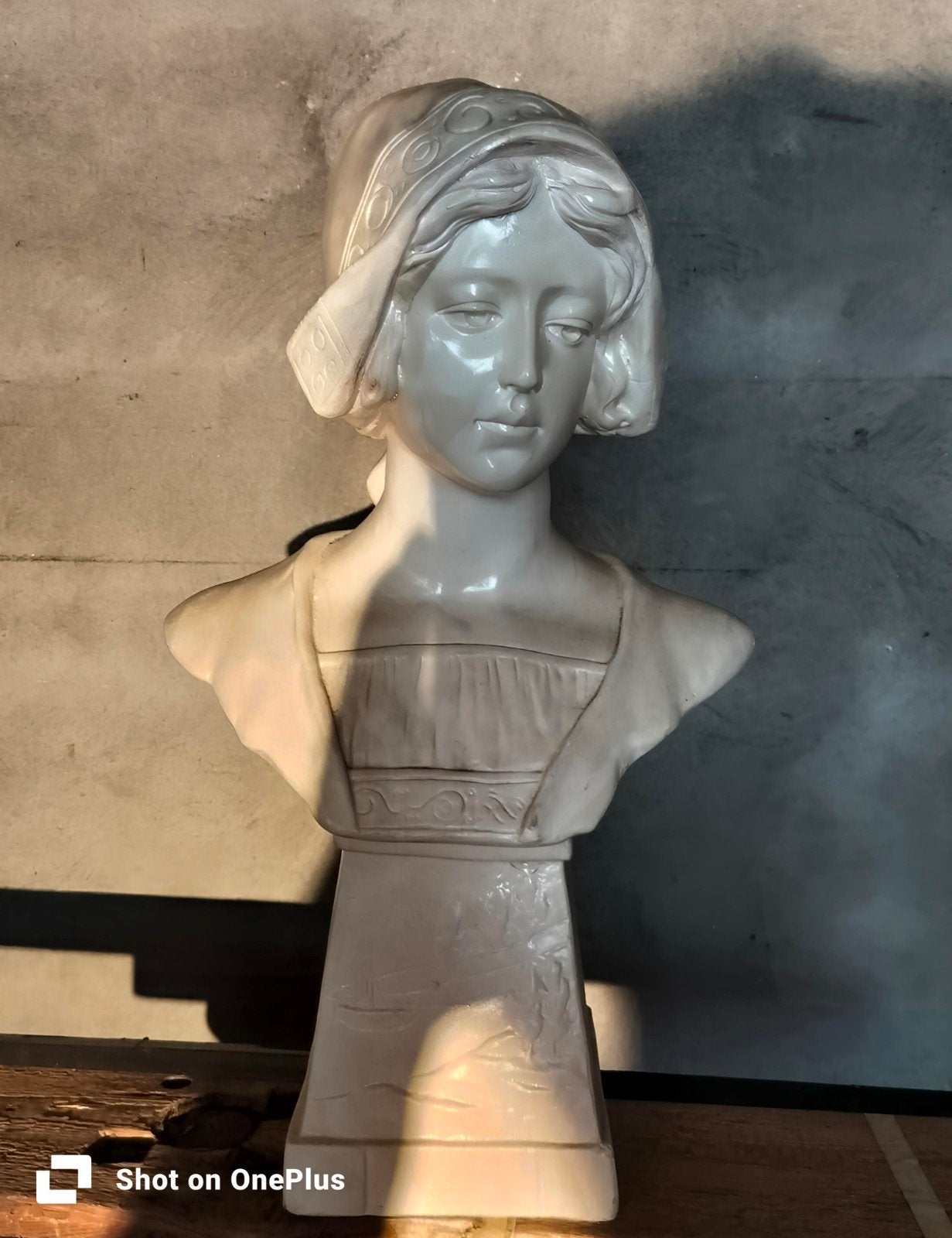 Zwaar beeld van een vrouw, 50 cm hoog, Ophalen, 20 - 50 cm, Beeld, Vrouw