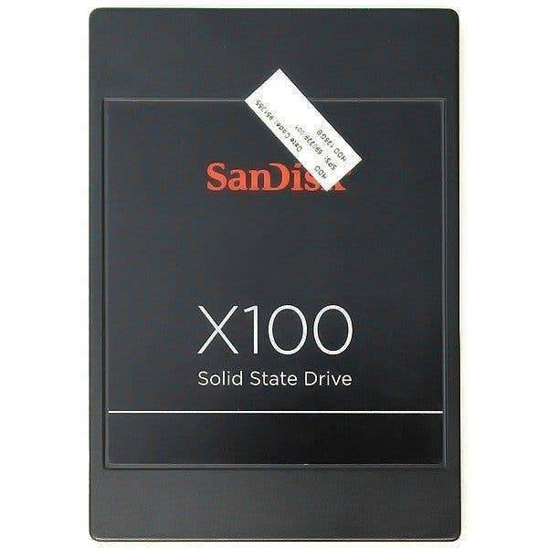 SanDisk X100 SD5SB2-128G-1006E 128GB SSD 2.5" SATA, Gebruikt, Laptop, Intern, 128GB