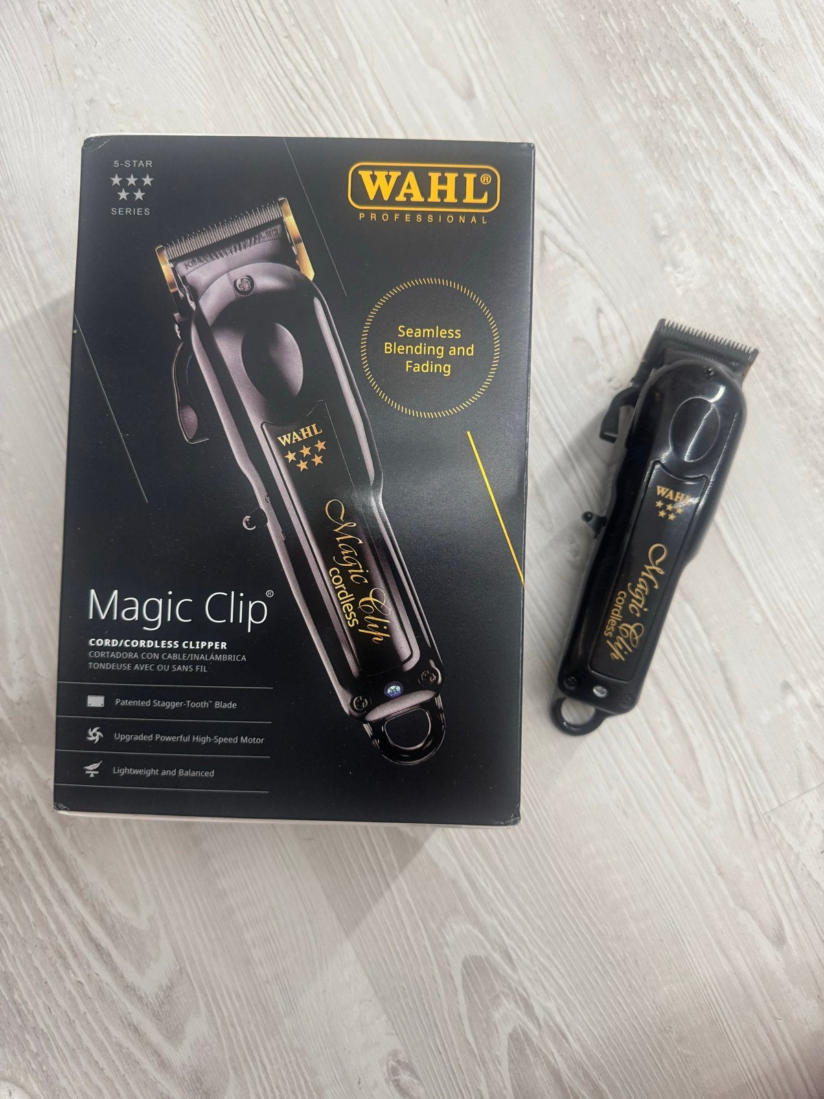Wahl Magic Clip Cordless Tondeuse - Zo goed als nieuw, Ophalen of Verzenden, Zo goed als nieuw, Tondeuse
